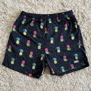 Saxx Go Coastal 2n1 Volley Swim Trunks - MEDIUM